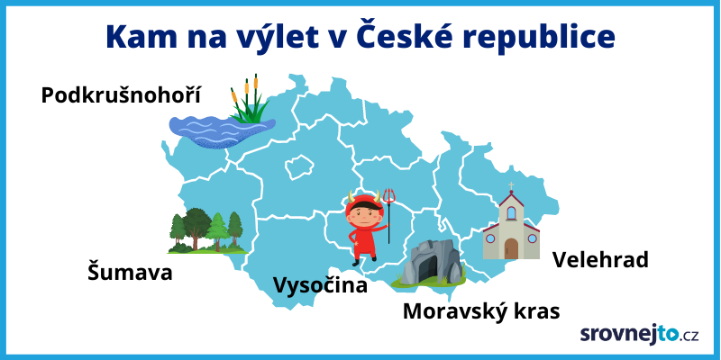 Infografika - Kam na výlet v ČR